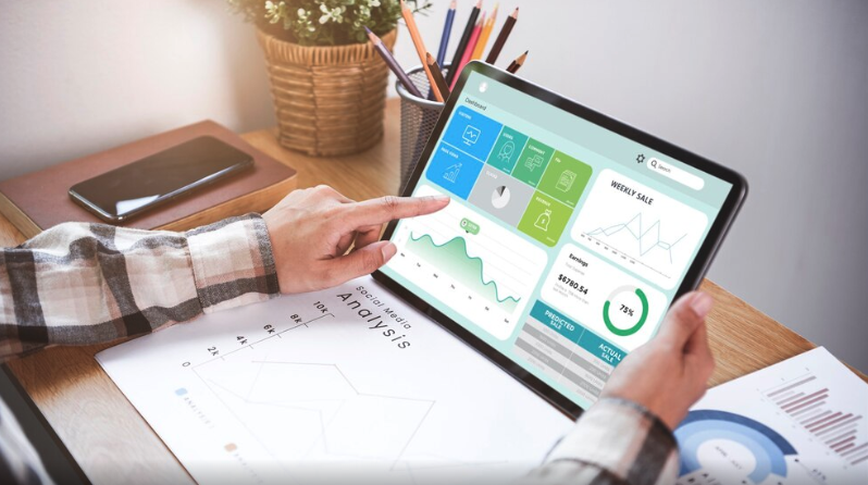 Dashboard showcasing ROI metrics for holiday PPC campaigns.